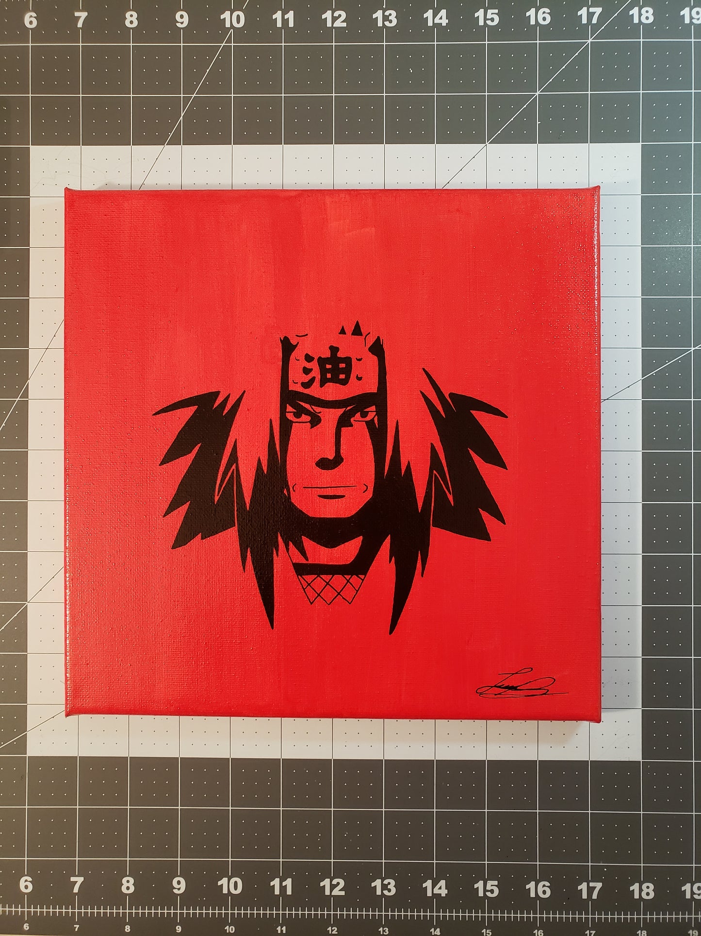 Jiraiya Handmade Acrylic Anime Painting