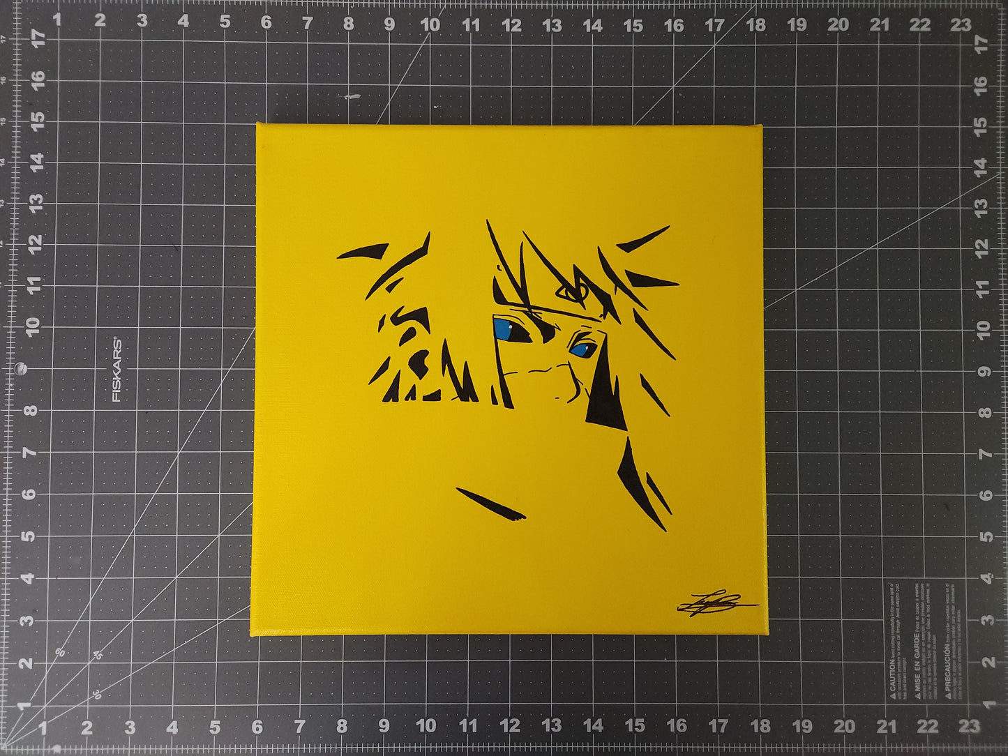 Minato Namikaze Handmade Acrylic Anime Painting