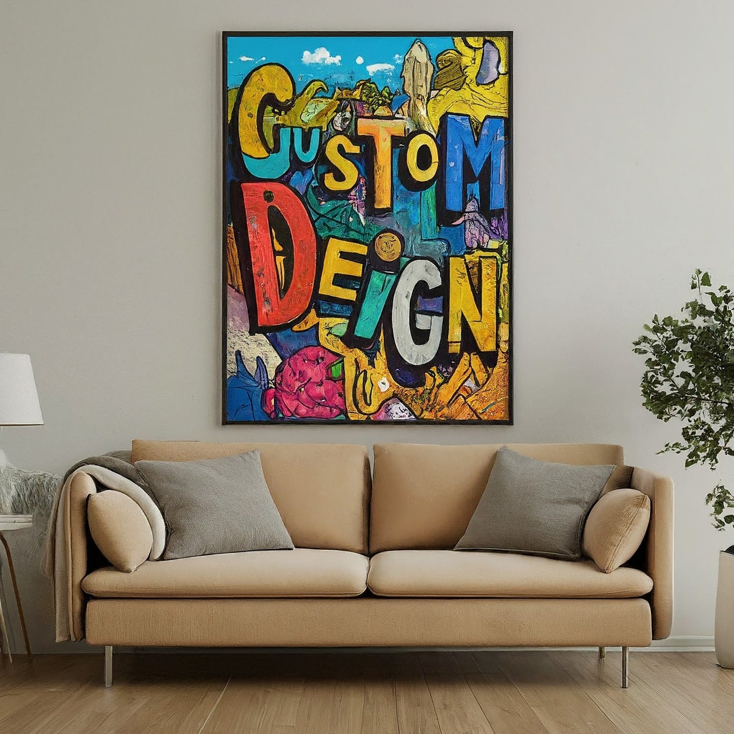 Custom anime painting