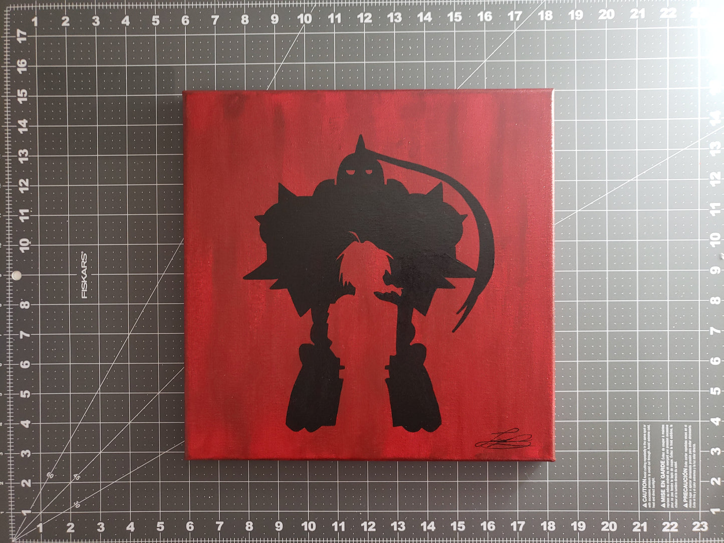 Edward & Alphonse Handmade Acrylic Anime Painting