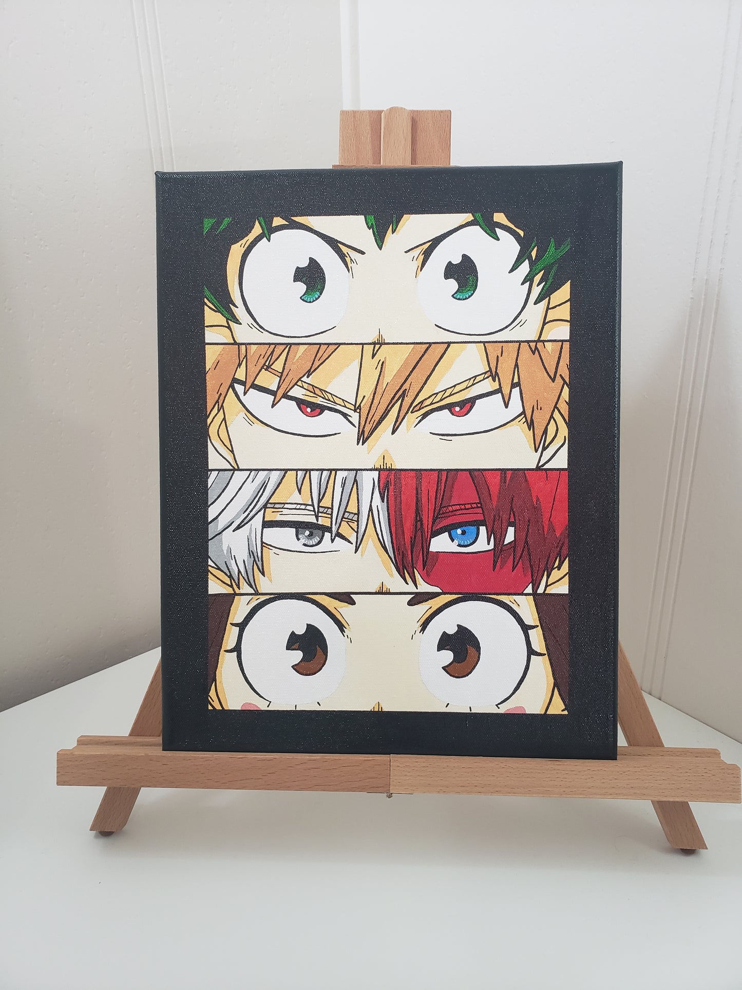 Class 1A Handmade Acrylic Anime Painting
