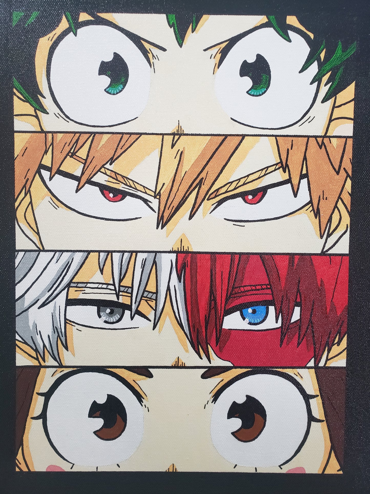 Class 1A Handmade Acrylic Anime Painting