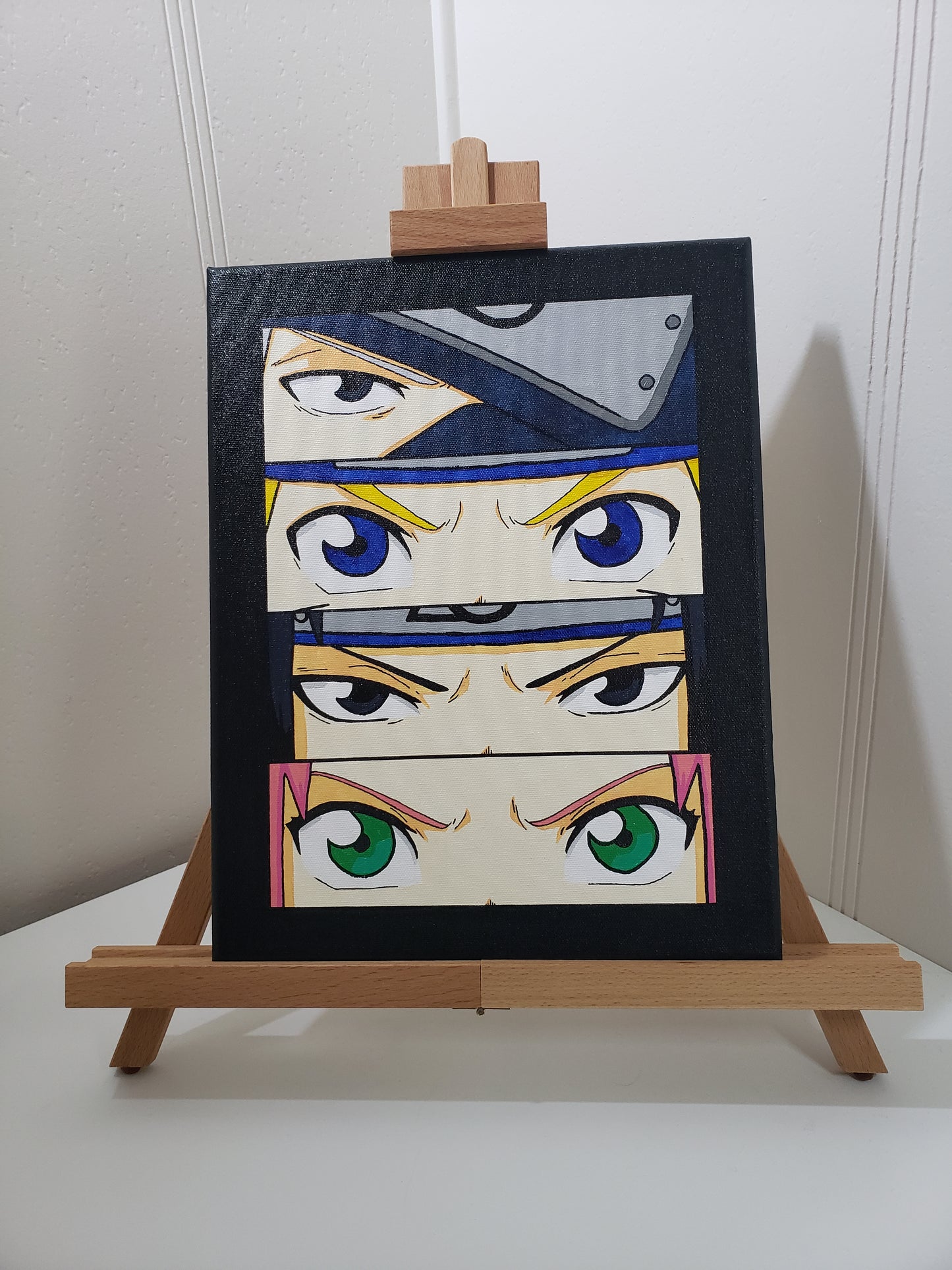 Team 7 handmade Acrylic Anime Painting