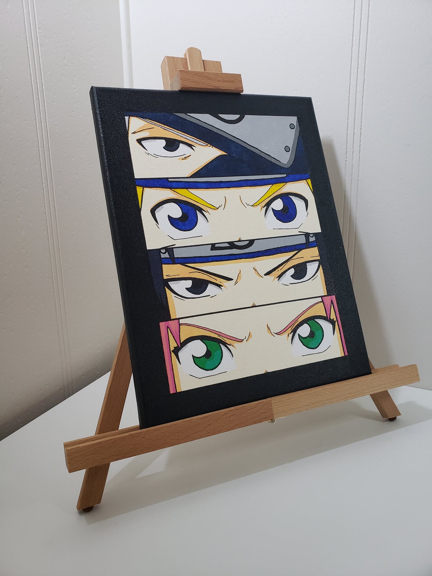 Team 7 handmade Acrylic Anime Painting
