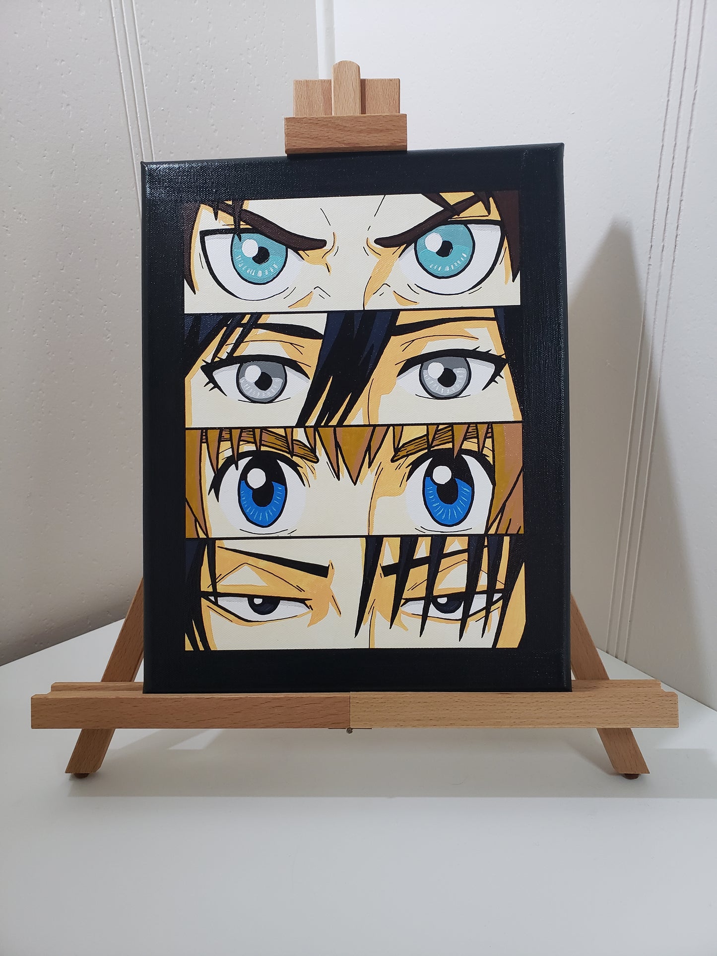 Attack On Titan Handmade Acrylic Anime Painting