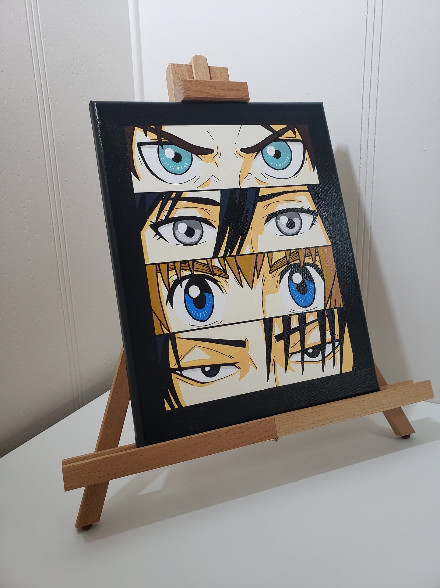 Attack On Titan Handmade Acrylic Anime Painting