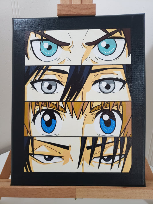 Attack On Titan Handmade Acrylic Anime Painting