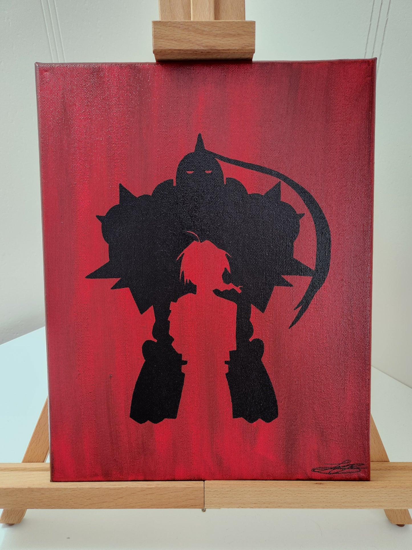 Edward & Alphonse Handmade Acrylic Anime Painting