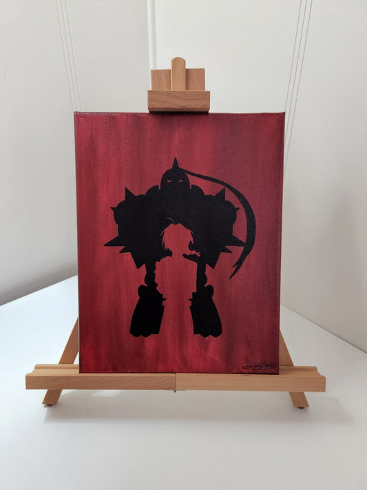 Edward & Alphonse Handmade Acrylic Anime Painting