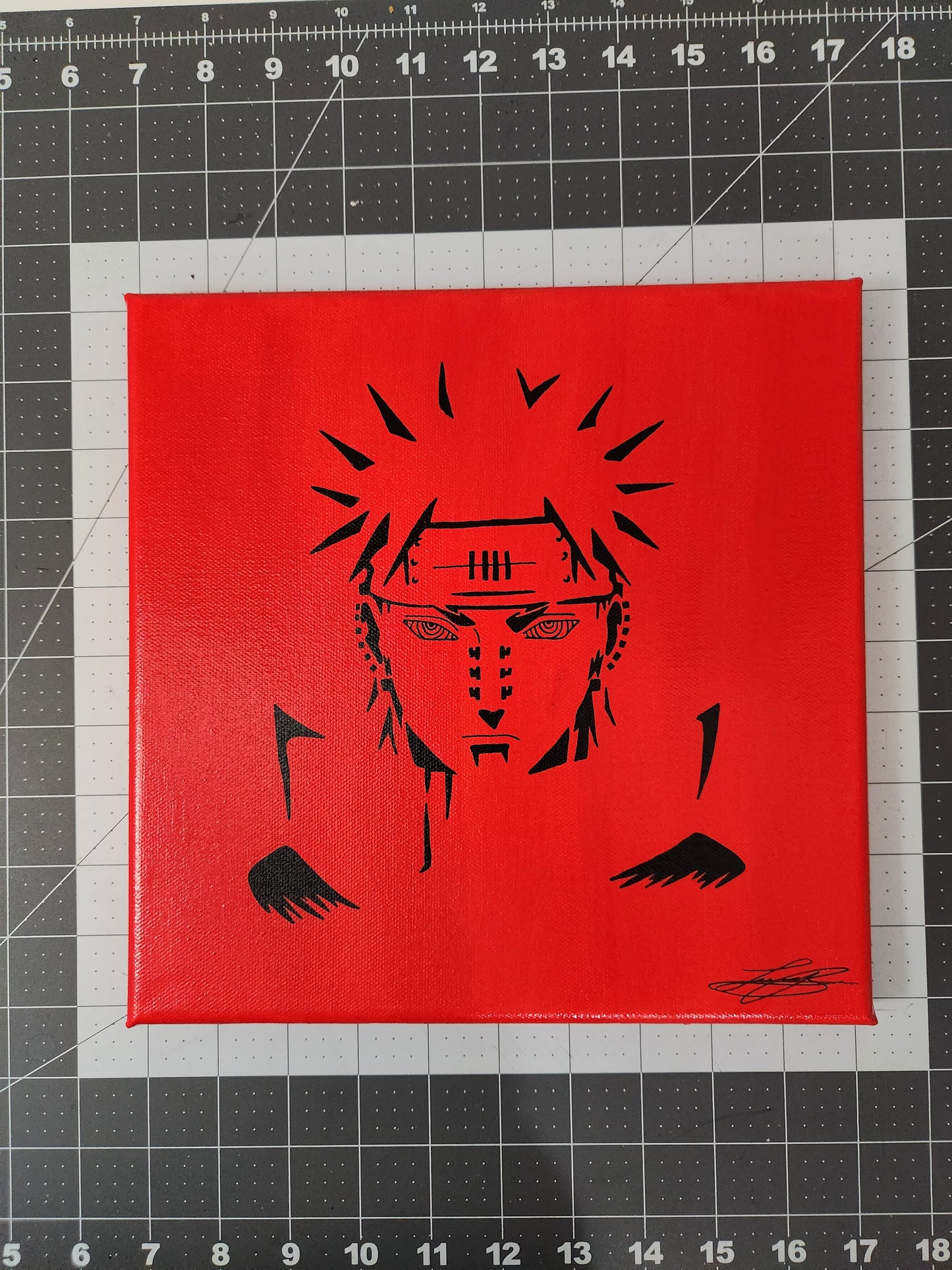 Pain Handmade Acrylic Anime Painting