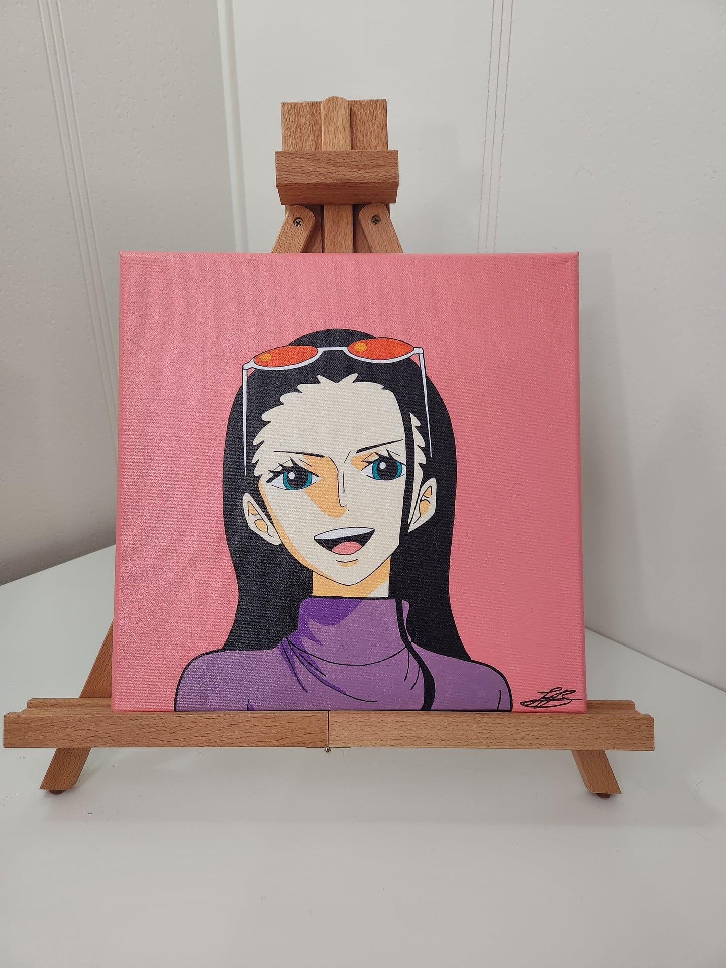 Nico Robin Handmade Acrylic Anime Painting