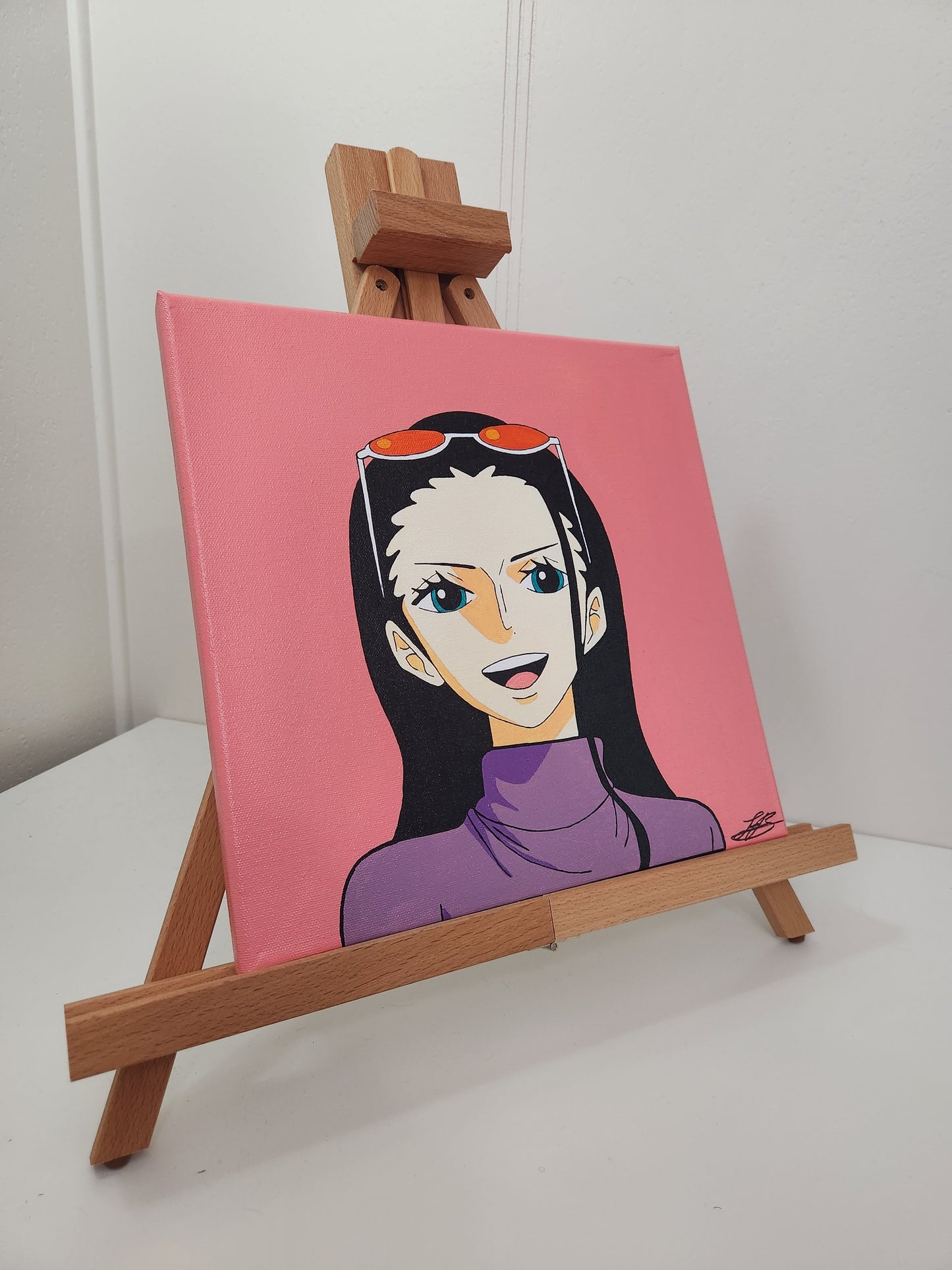 Nico Robin Handmade Acrylic Anime Painting
