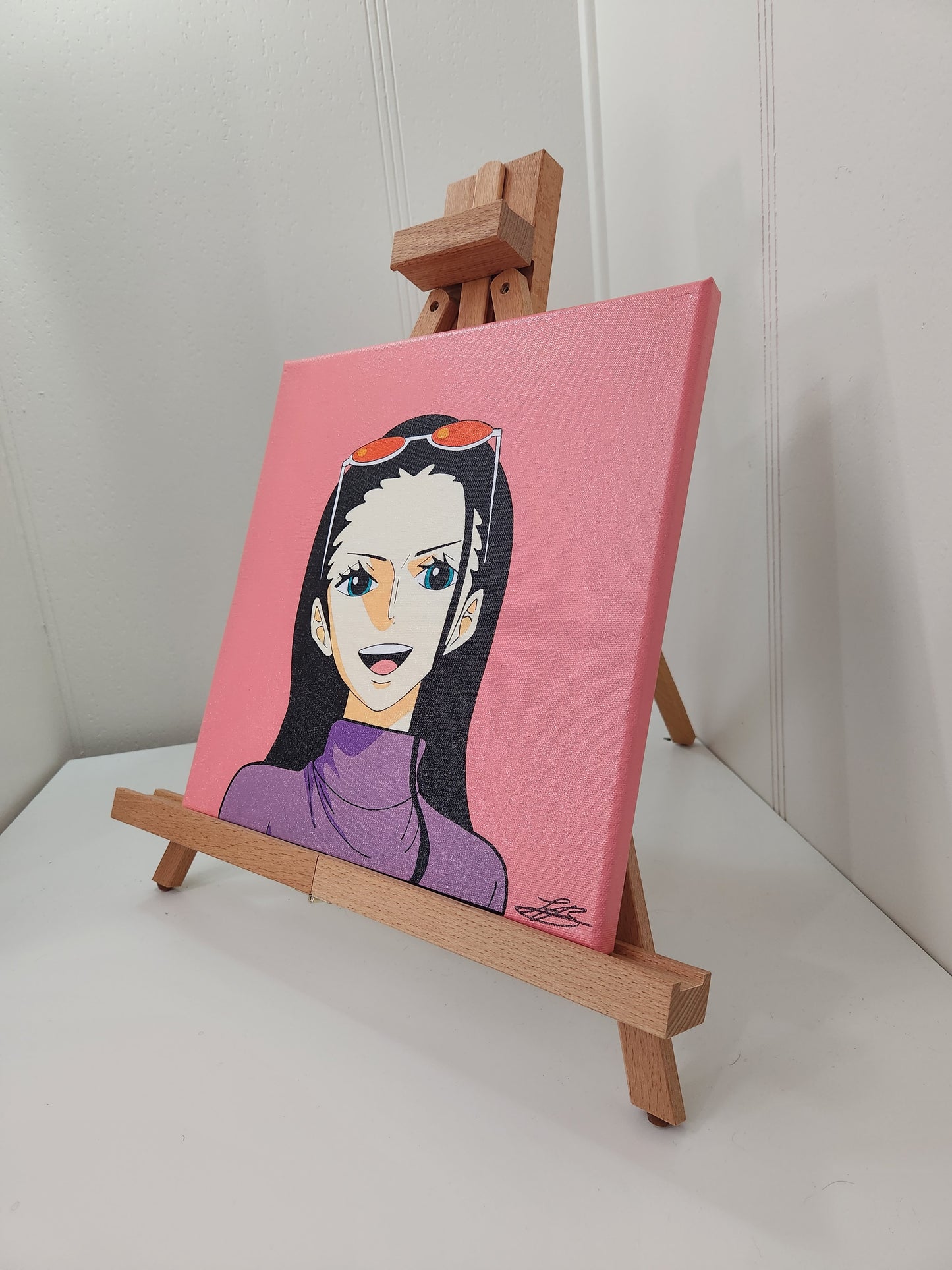 Nico Robin Handmade Acrylic Anime Painting