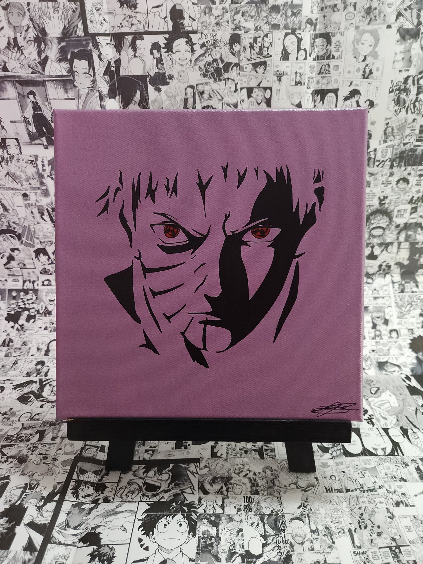 Obito Uchiha Handmade Acrylic Anime Painting