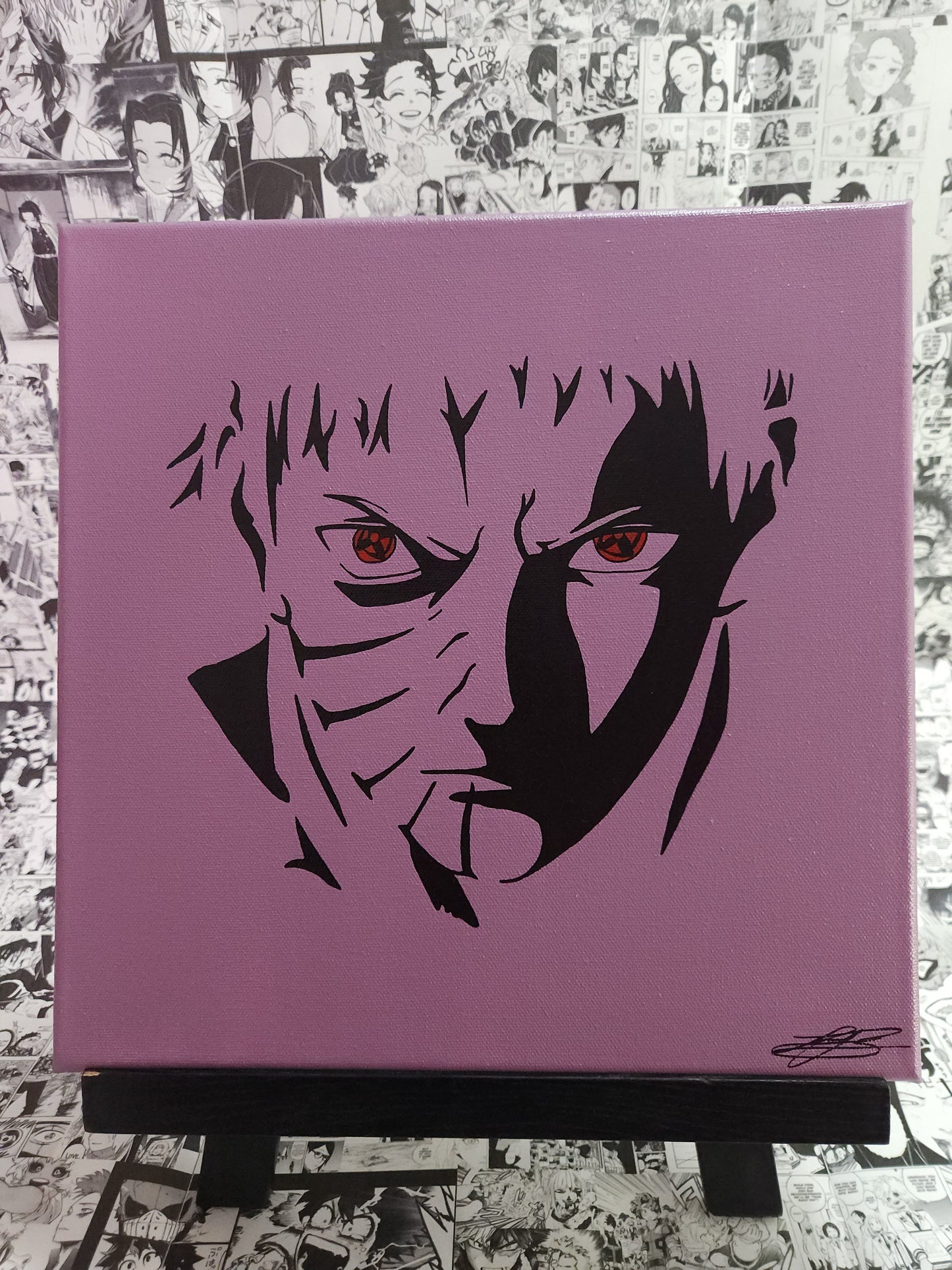 Obito Uchiha Handmade Acrylic Anime Painting