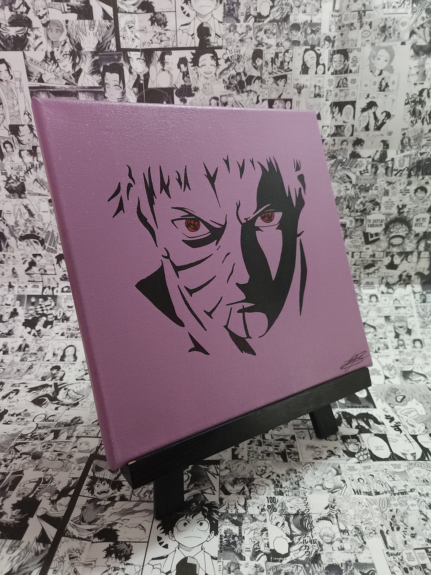 Obito Uchiha Handmade Acrylic Anime Painting