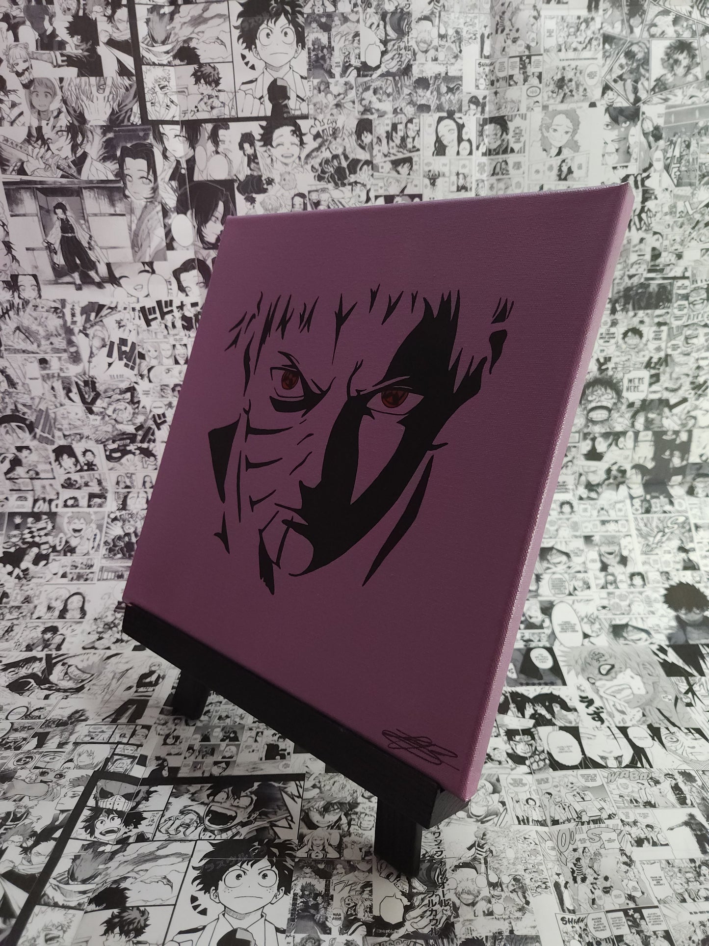 Obito Uchiha Handmade Acrylic Anime Painting