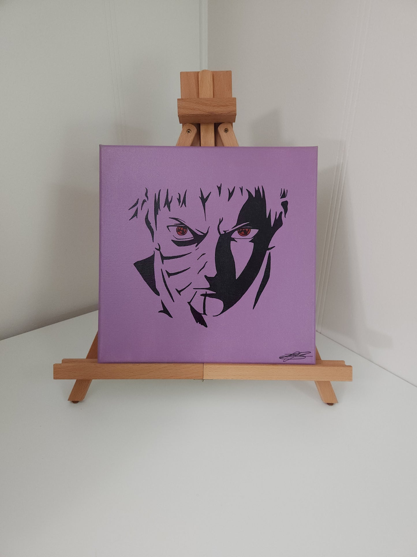 Obito Uchiha Handmade Acrylic Anime Painting