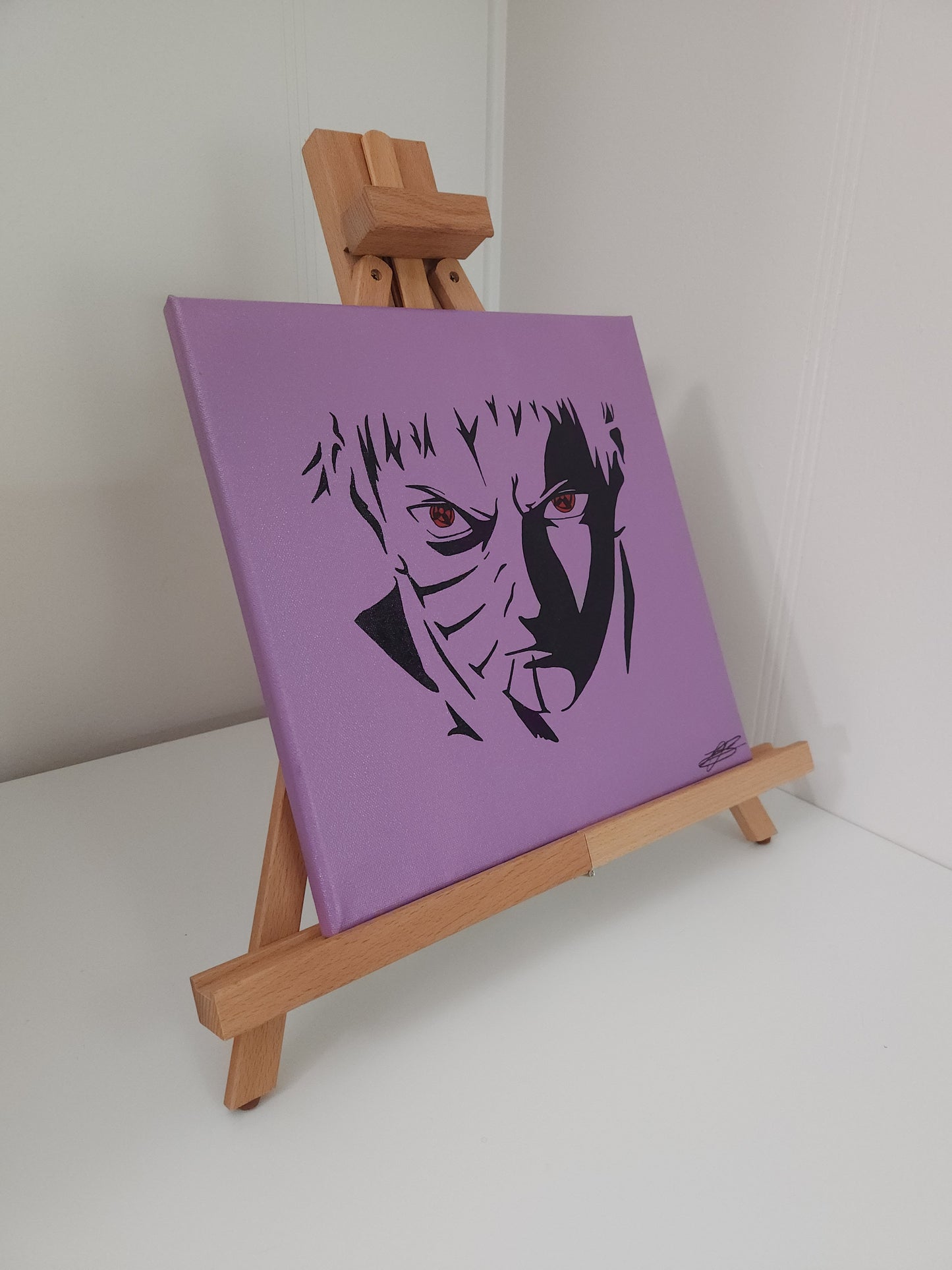 Obito Uchiha Handmade Acrylic Anime Painting