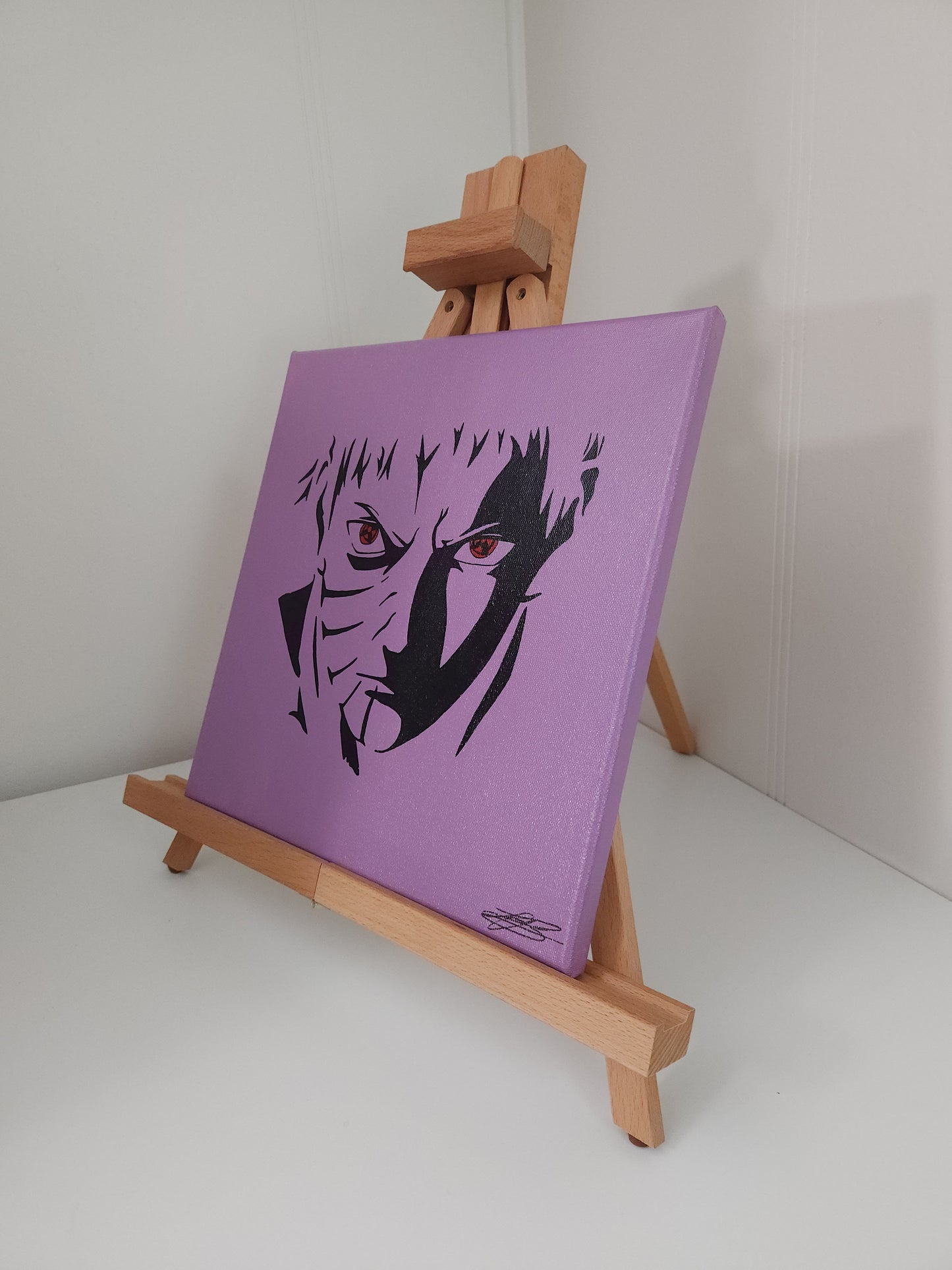 Obito Uchiha Handmade Acrylic Anime Painting