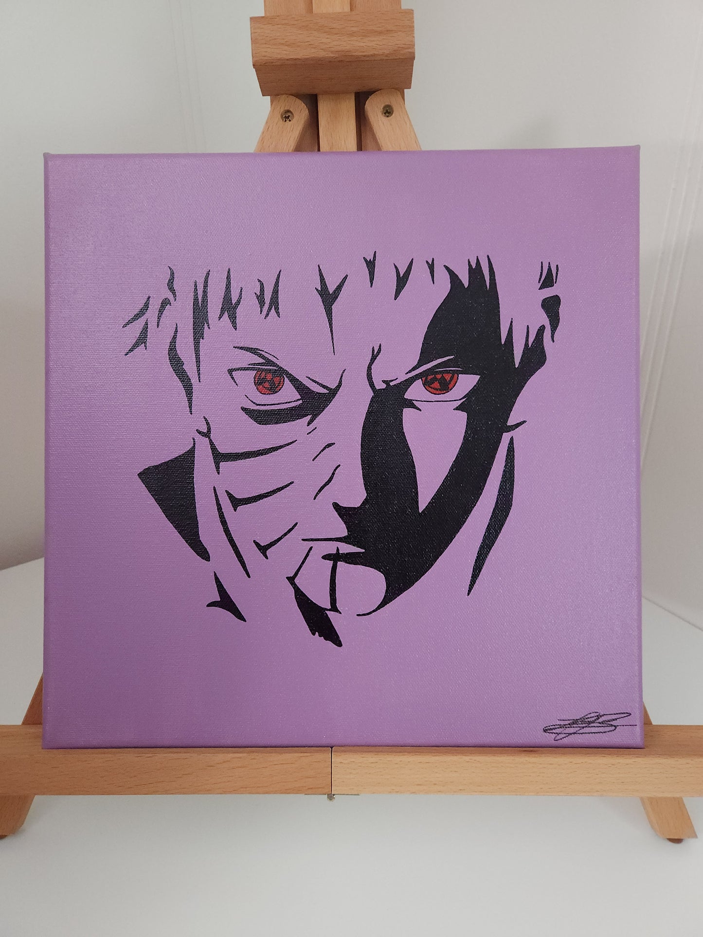 Obito Uchiha Handmade Acrylic Anime Painting