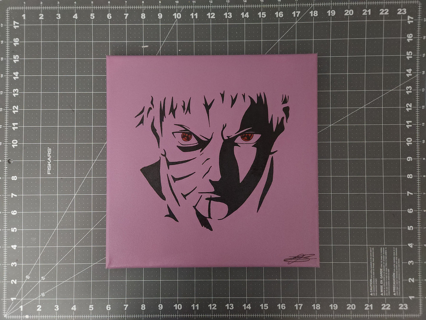 Obito Uchiha Handmade Acrylic Anime Painting