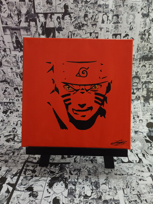 Naruto Uzumaki Handmade Acrylic Anime Painting