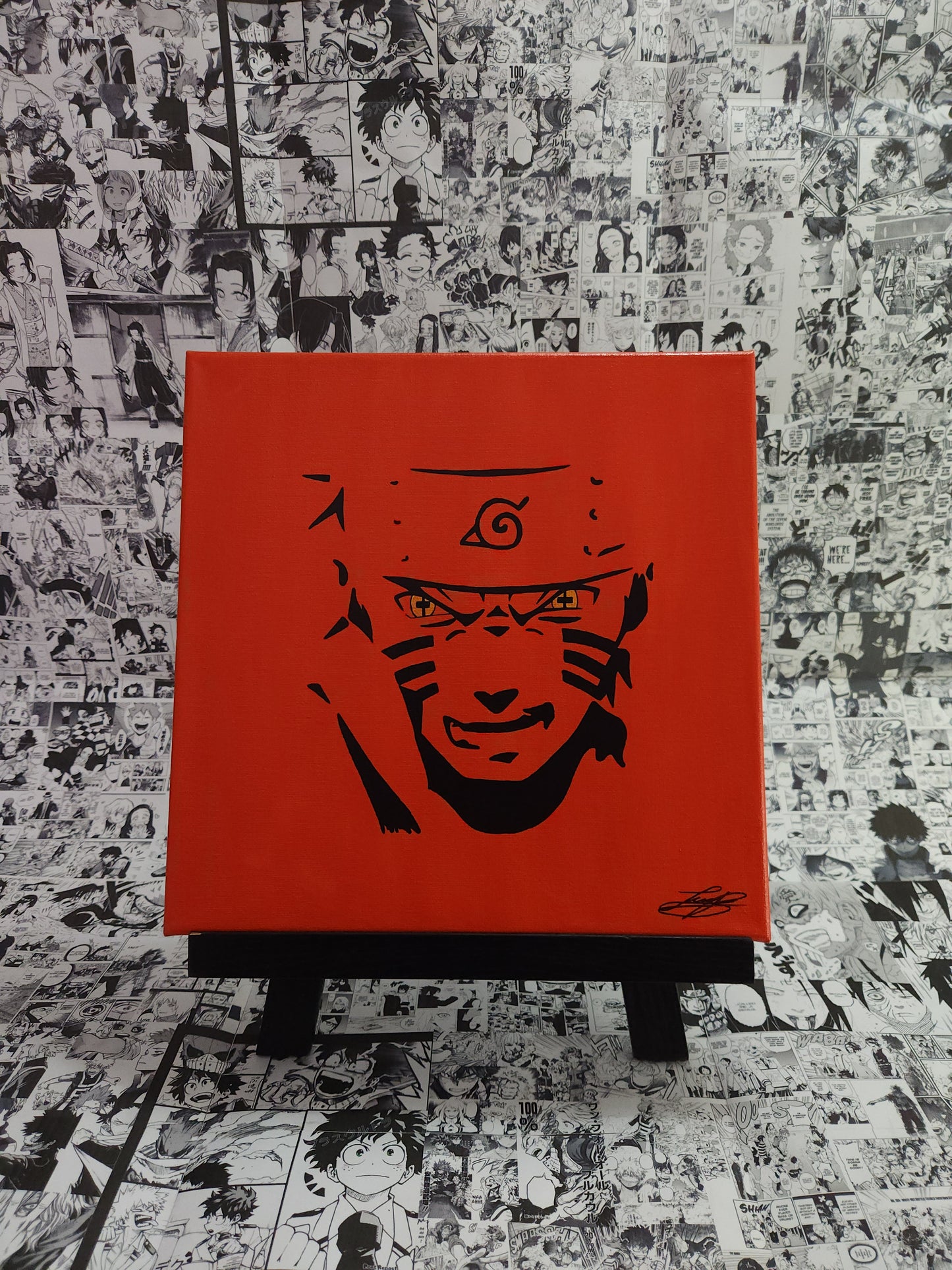 Naruto Uzumaki Handmade Acrylic Anime Painting