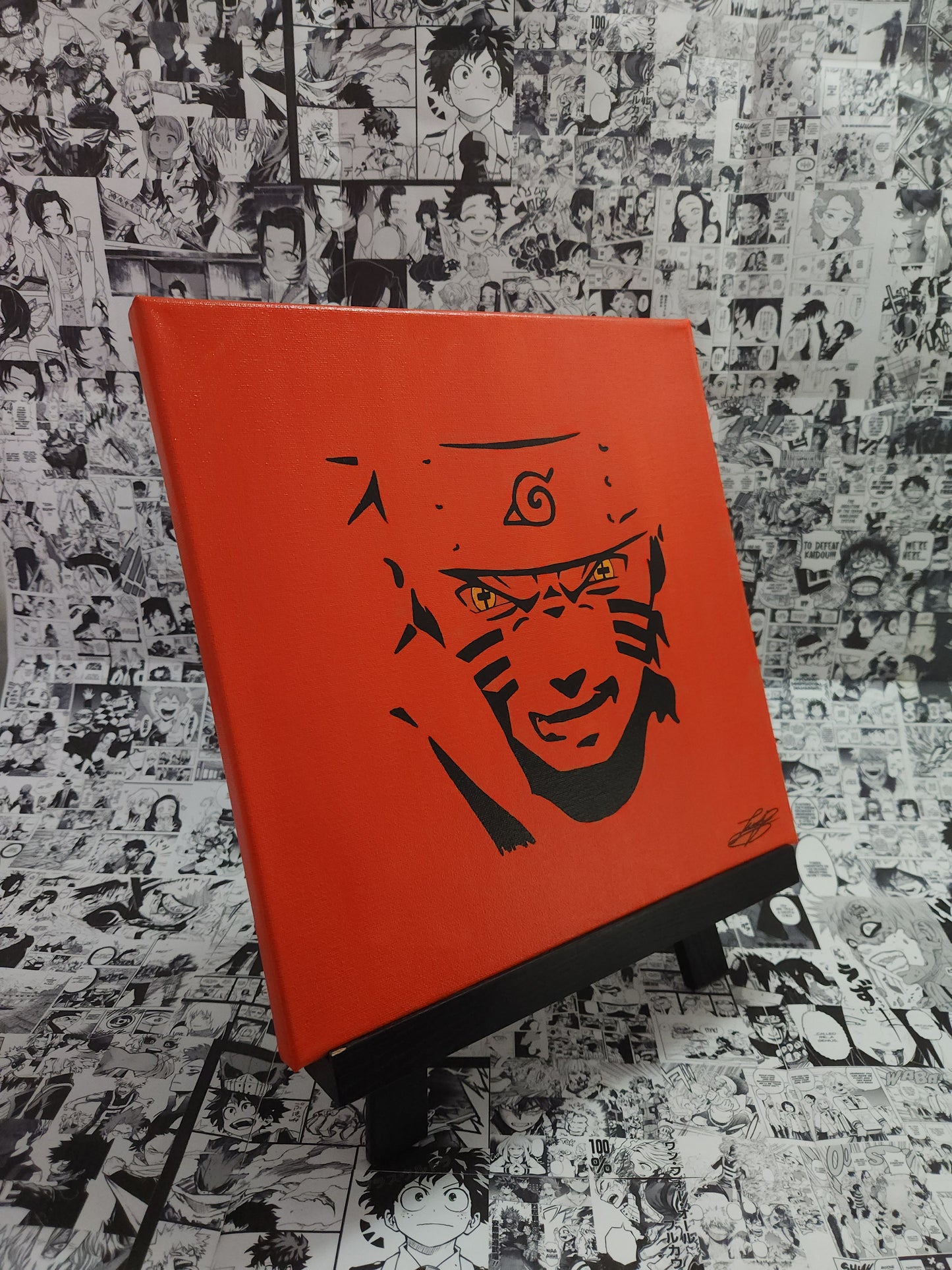 Naruto Uzumaki Handmade Acrylic Anime Painting