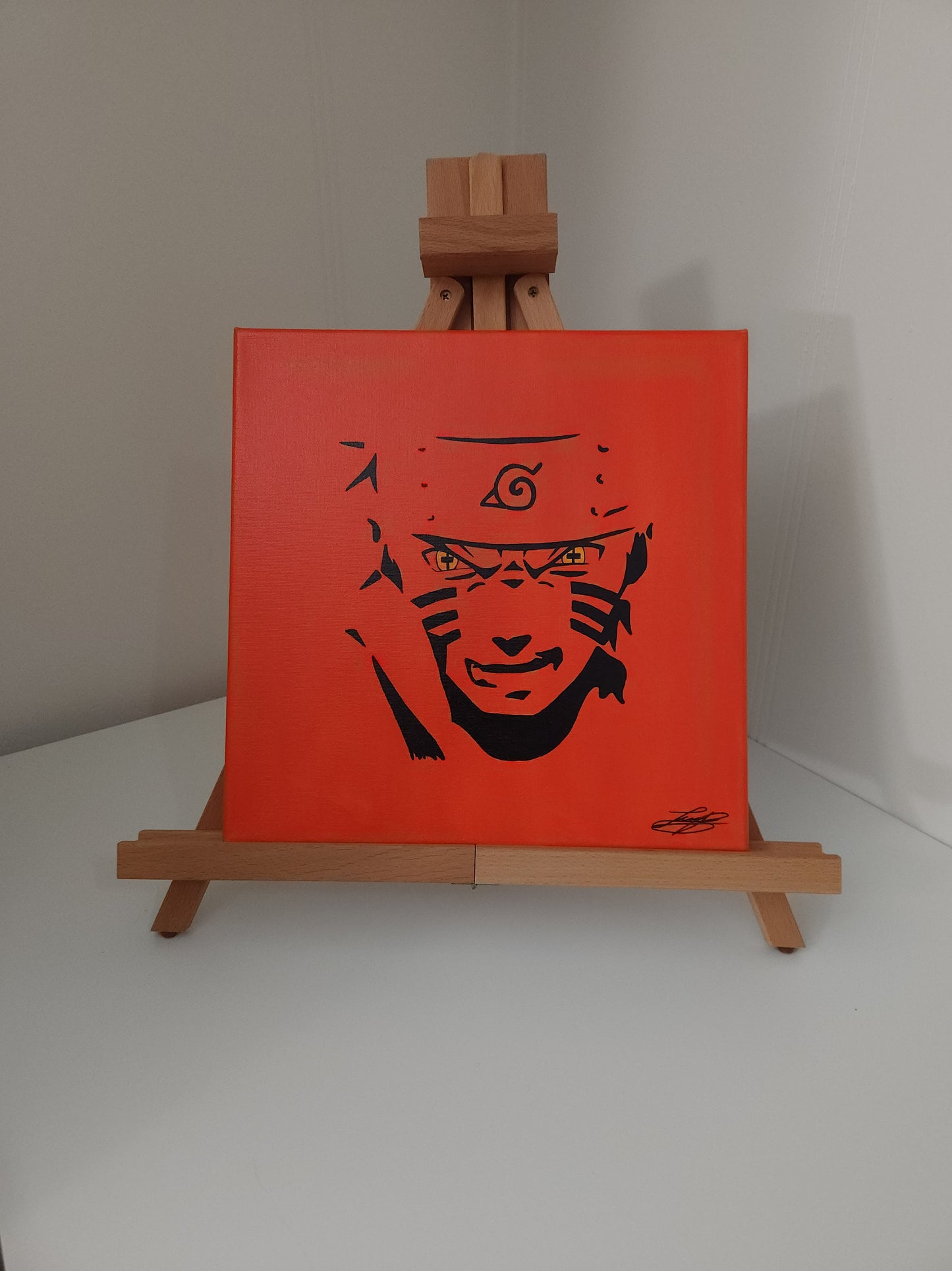 Naruto Uzumaki Handmade Acrylic Anime Painting