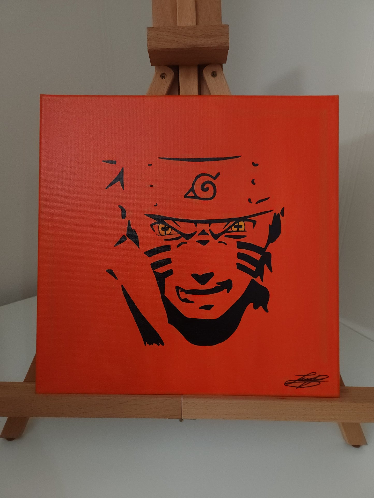 Naruto Uzumaki Handmade Acrylic Anime Painting