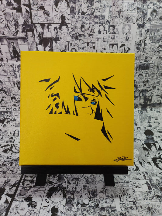 Minato Namikaze Handmade Acrylic Anime Painting