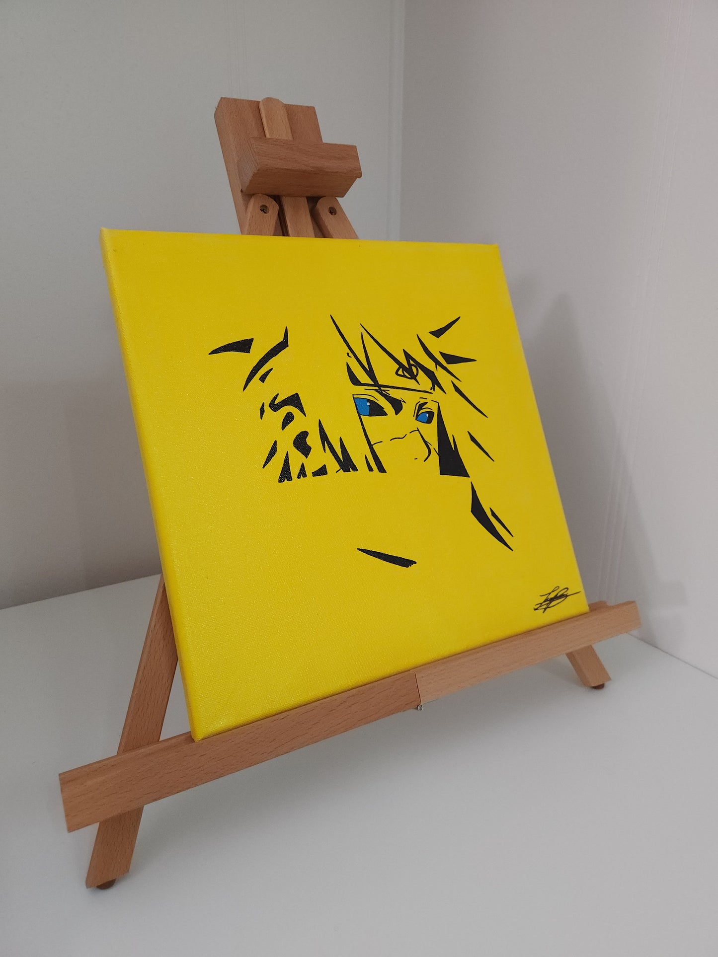 Minato Namikaze Handmade Acrylic Anime Painting