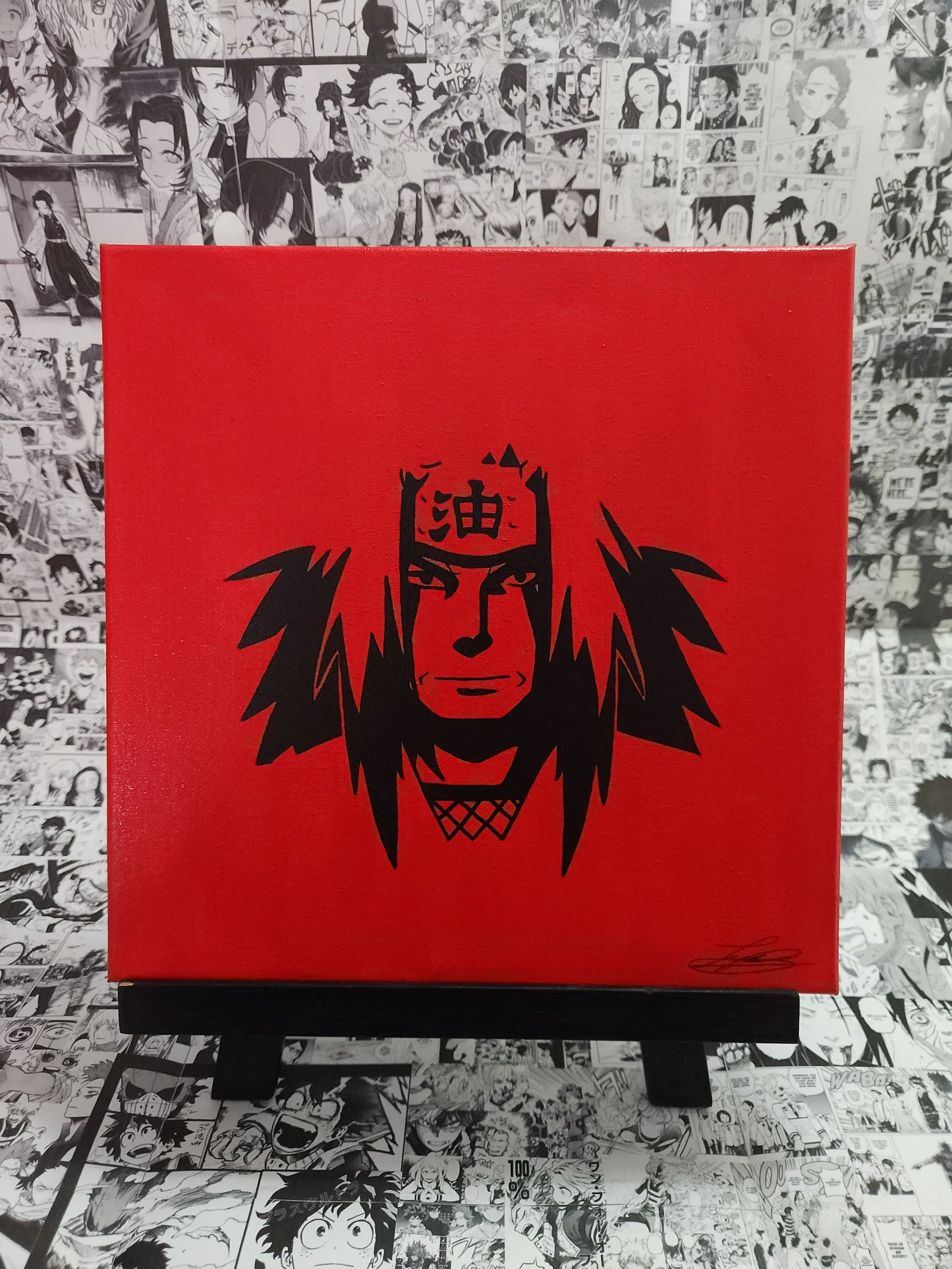 Jiraiya Handmade Acrylic Anime Painting