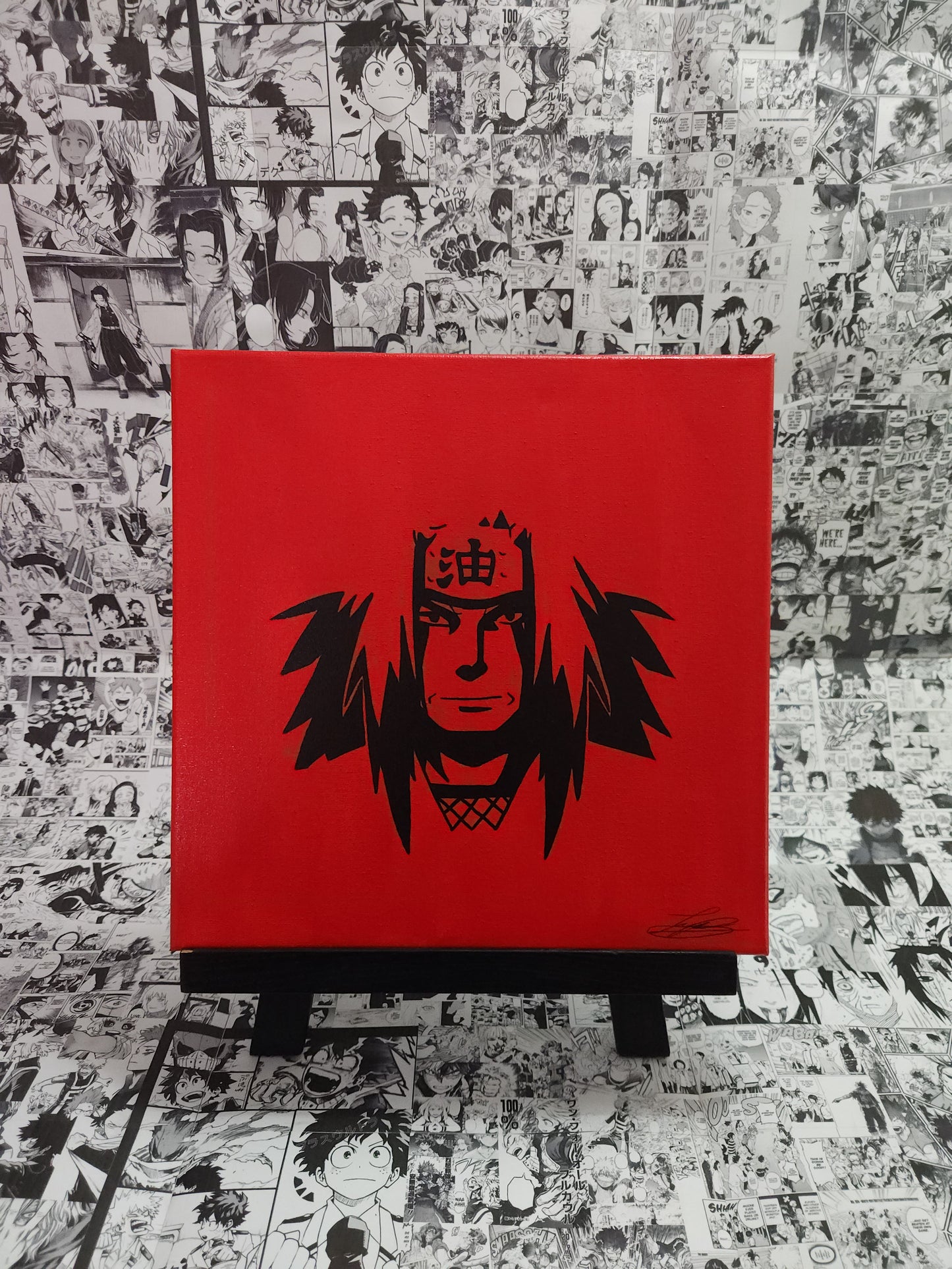 Jiraiya Handmade Acrylic Anime Painting