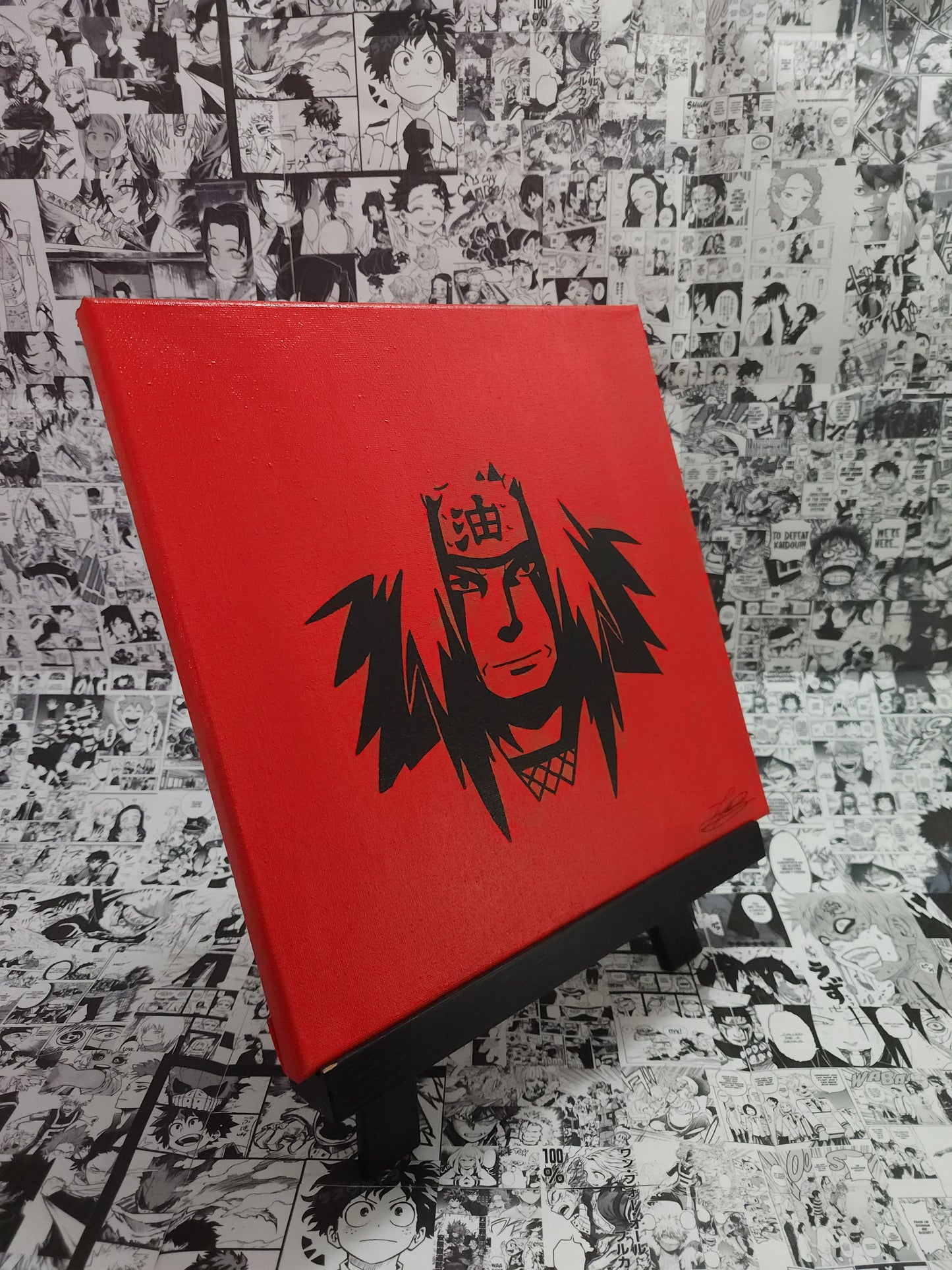 Jiraiya Handmade Acrylic Anime Painting