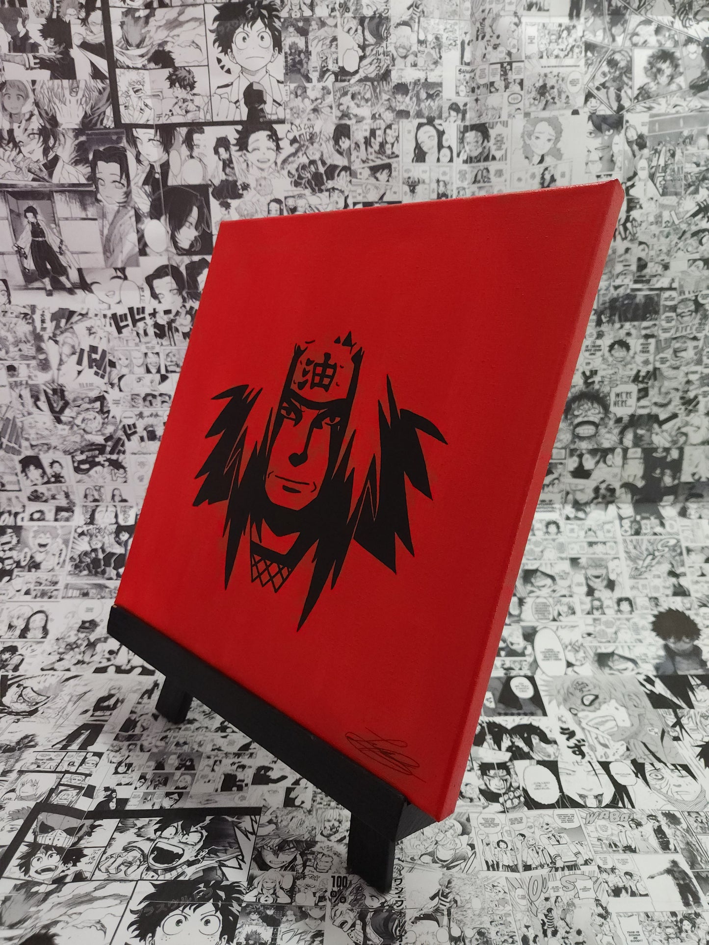 Jiraiya Handmade Acrylic Anime Painting