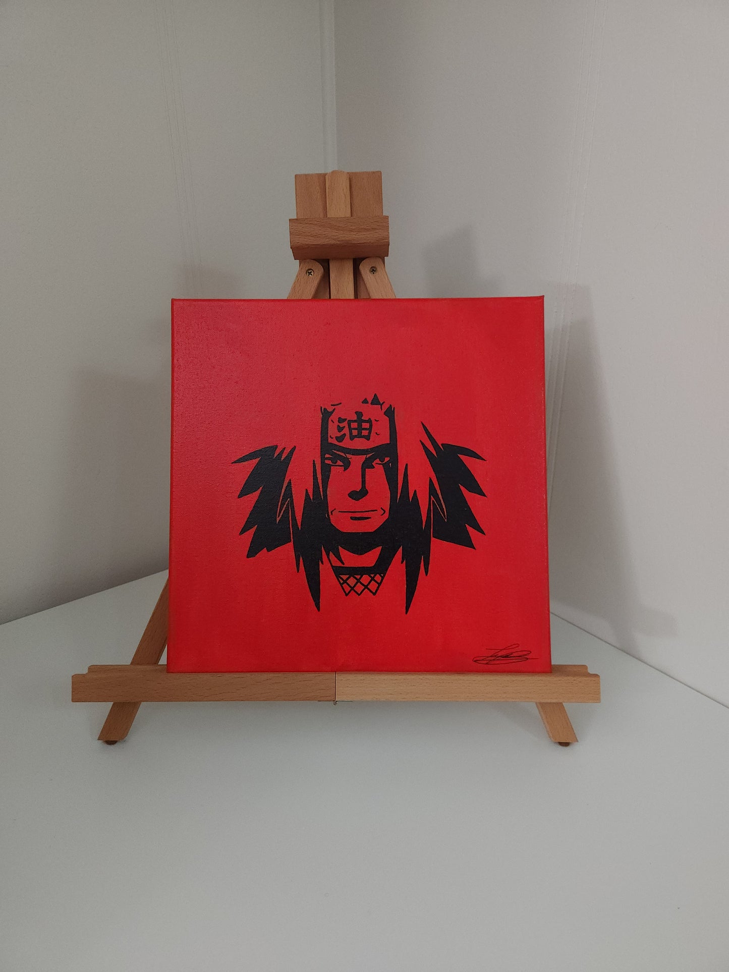 Jiraiya Handmade Acrylic Anime Painting