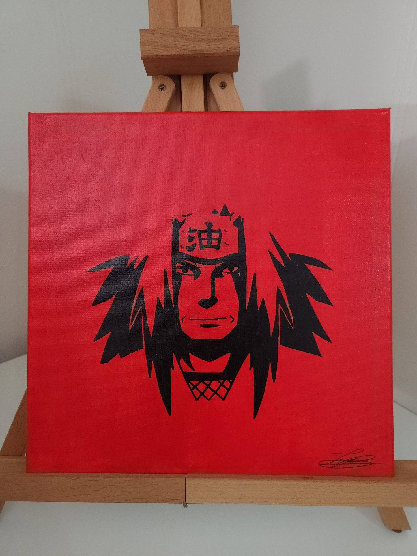 Jiraiya Handmade Acrylic Anime Painting