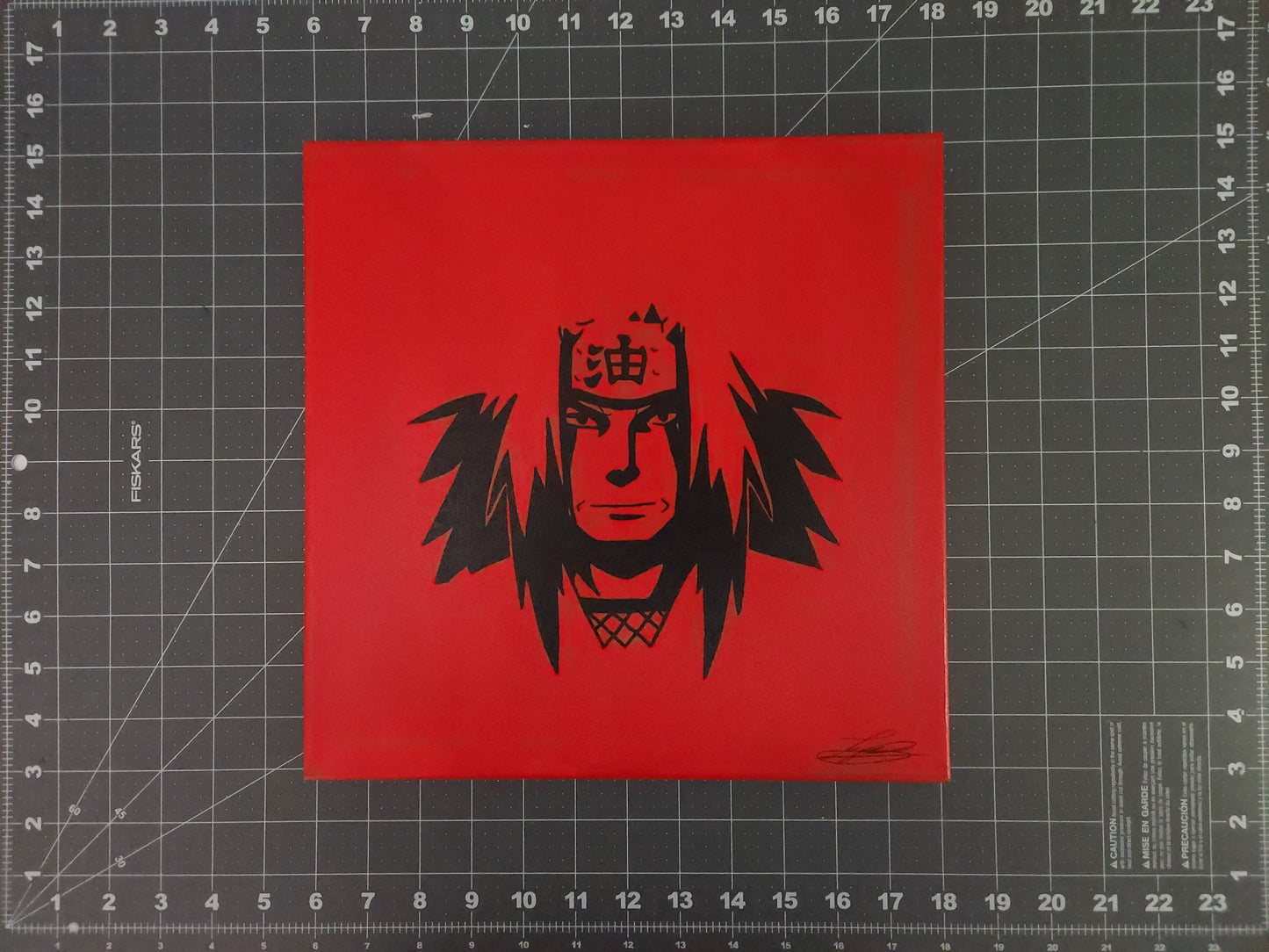 Jiraiya Handmade Acrylic Anime Painting