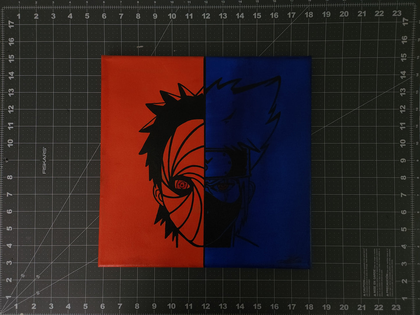 Obito & Kakashi Handmade Acrylic Anime Painting