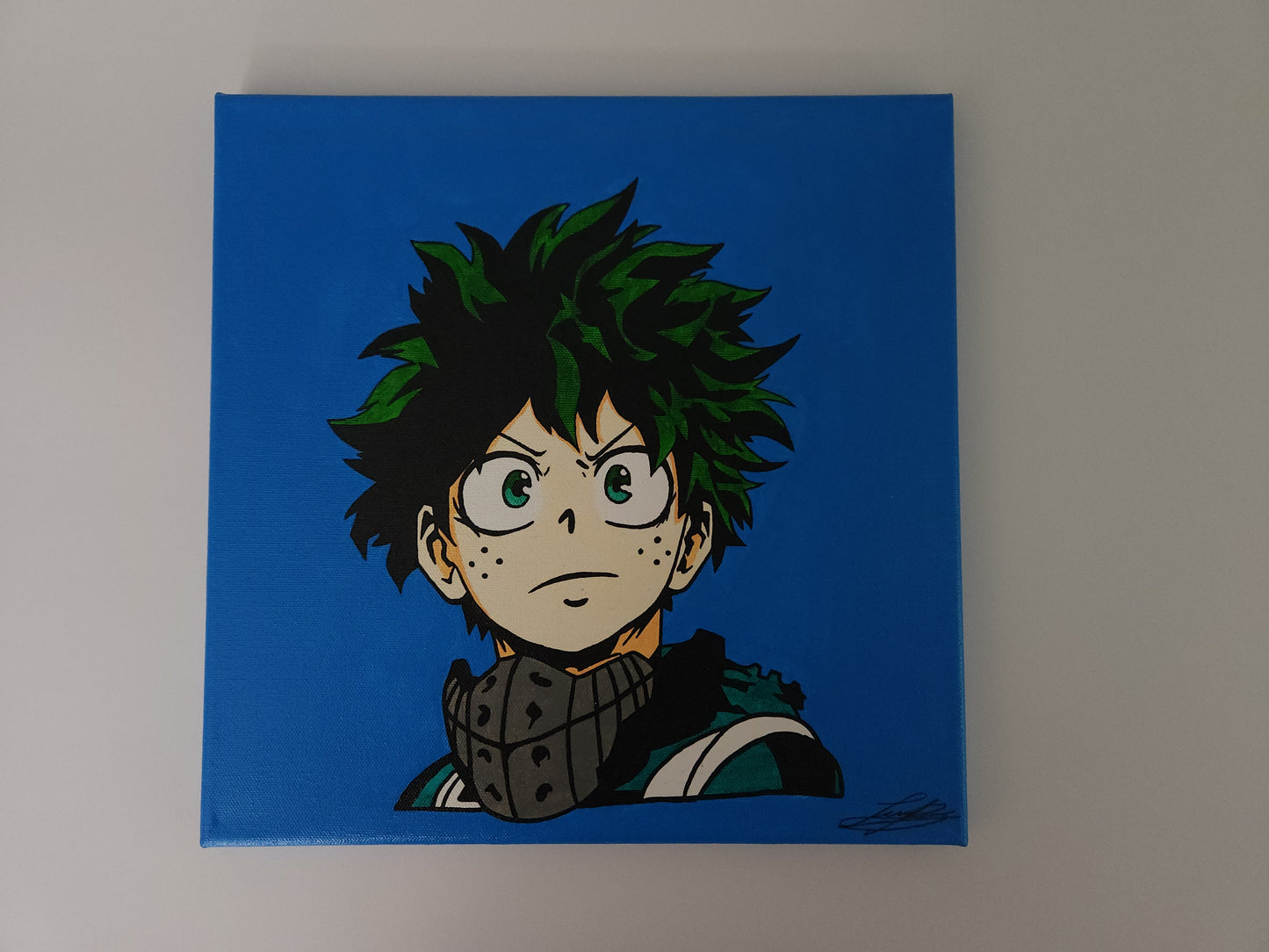 Deku Handmade Acrylic Anime Painting