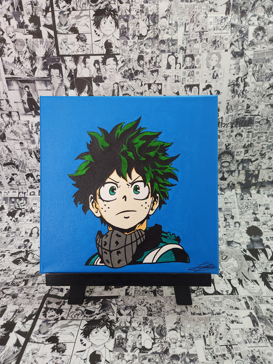 Deku Handmade Acrylic Anime Painting