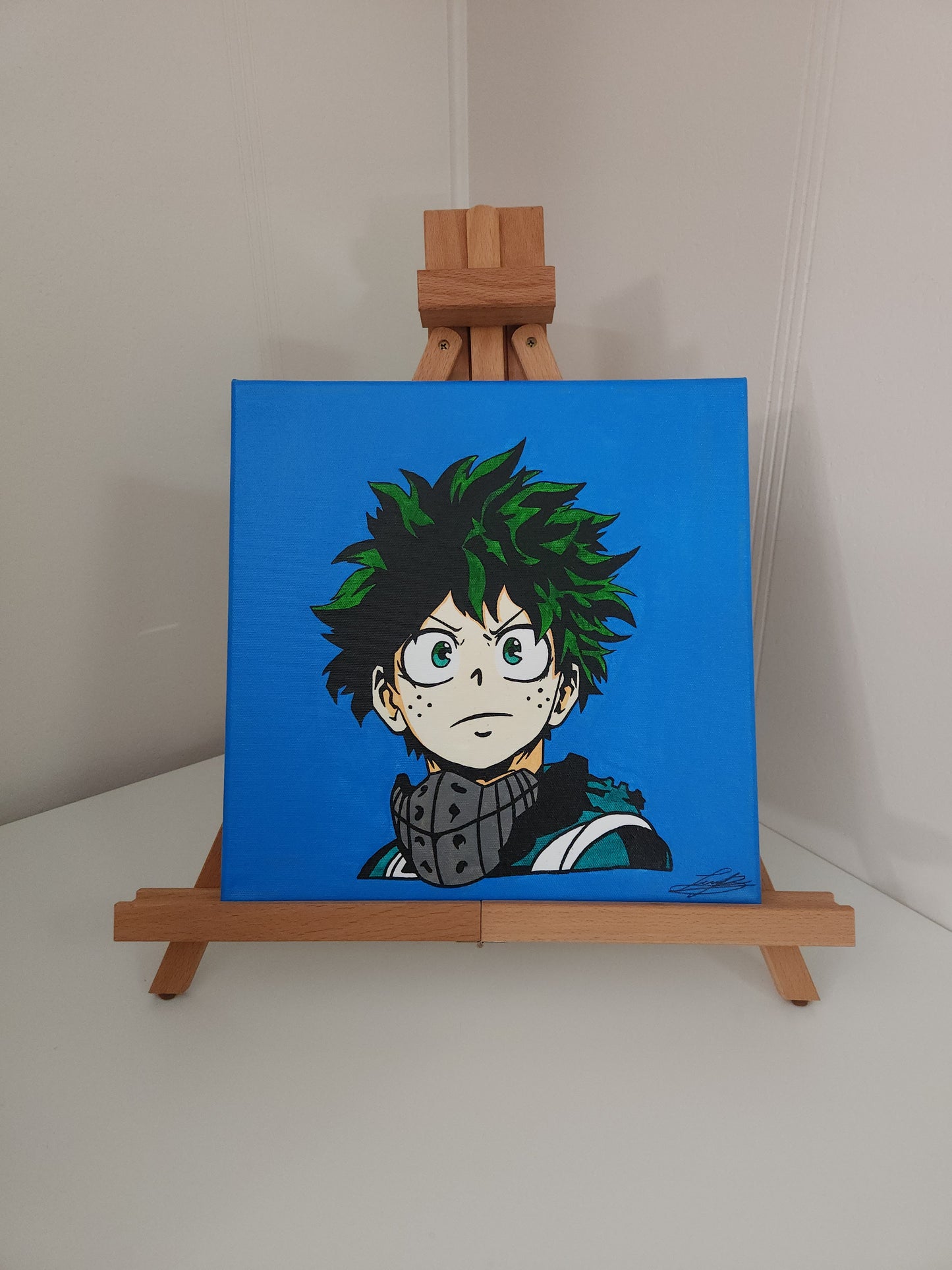 Deku Handmade Acrylic Anime Painting