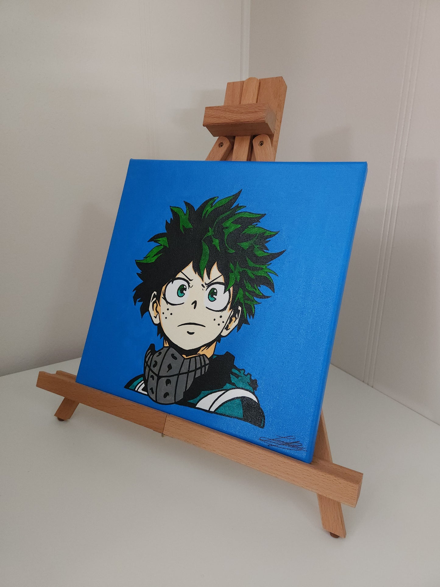 Deku Handmade Acrylic Anime Painting