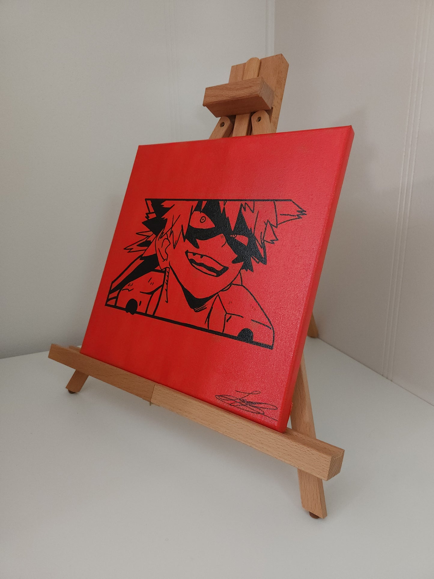 Katsuki Bakugo Handmade Acrylic Anime Painting