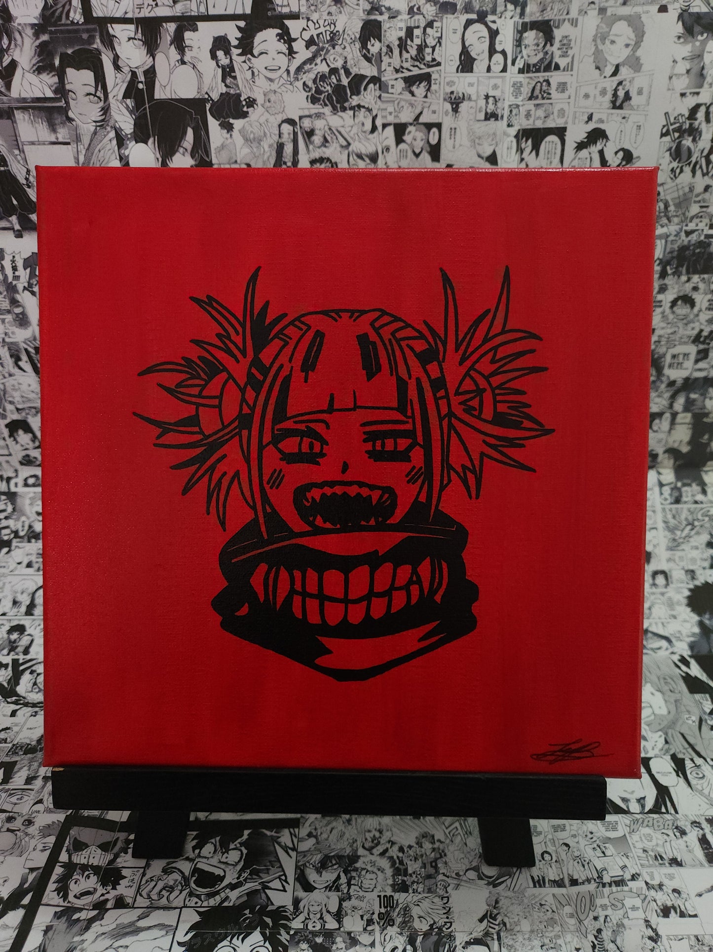 Himiko Toga Handmade Acrylic Anime Painting