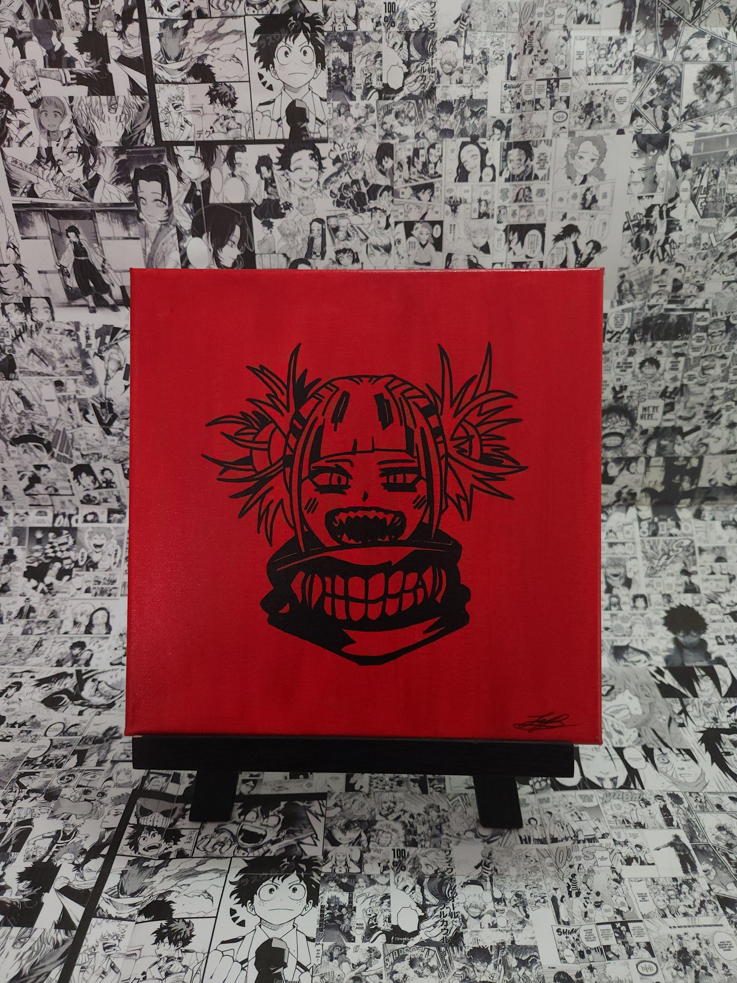 Himiko Toga Handmade Acrylic Anime Painting