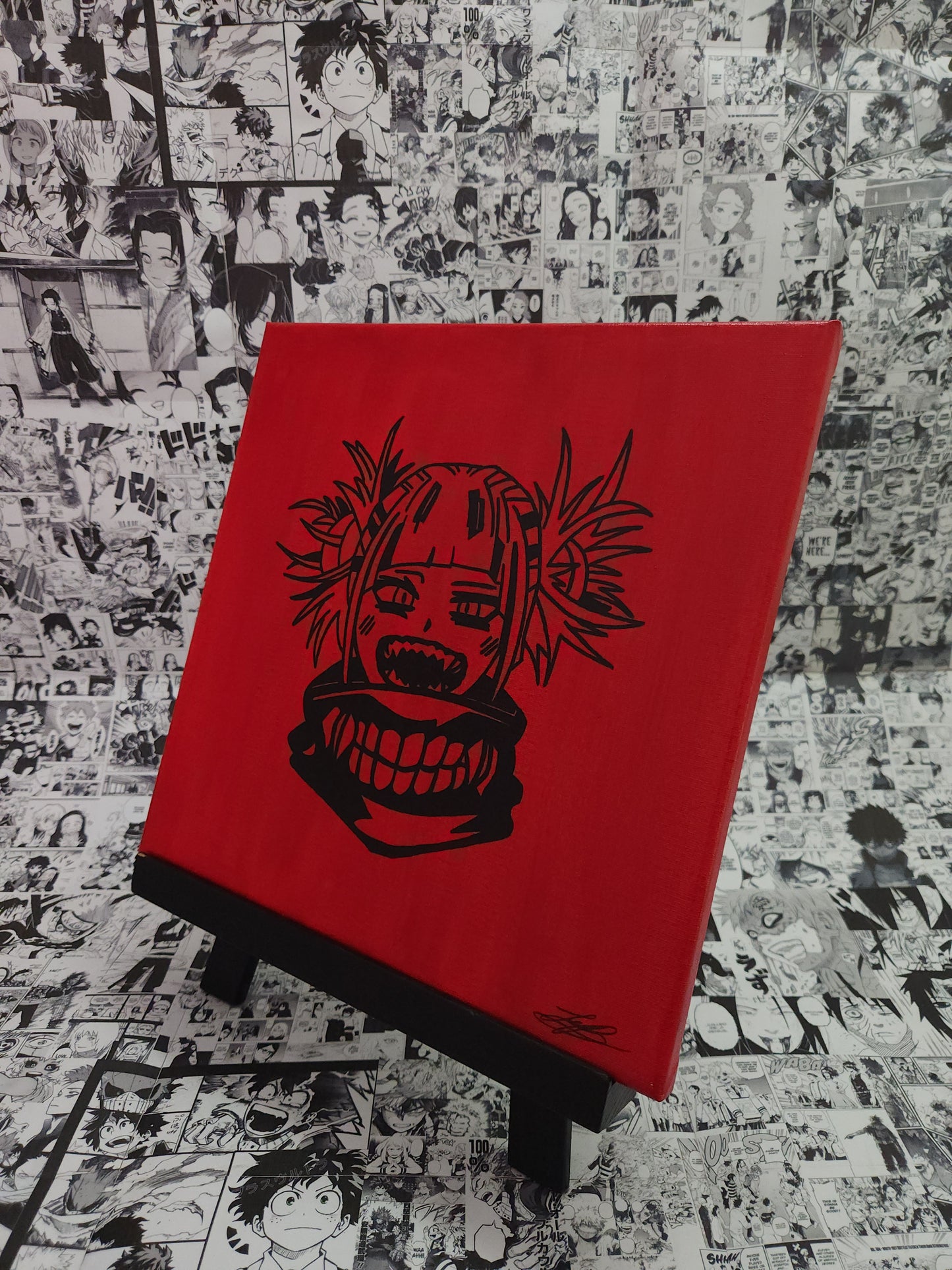 Himiko Toga Handmade Acrylic Anime Painting