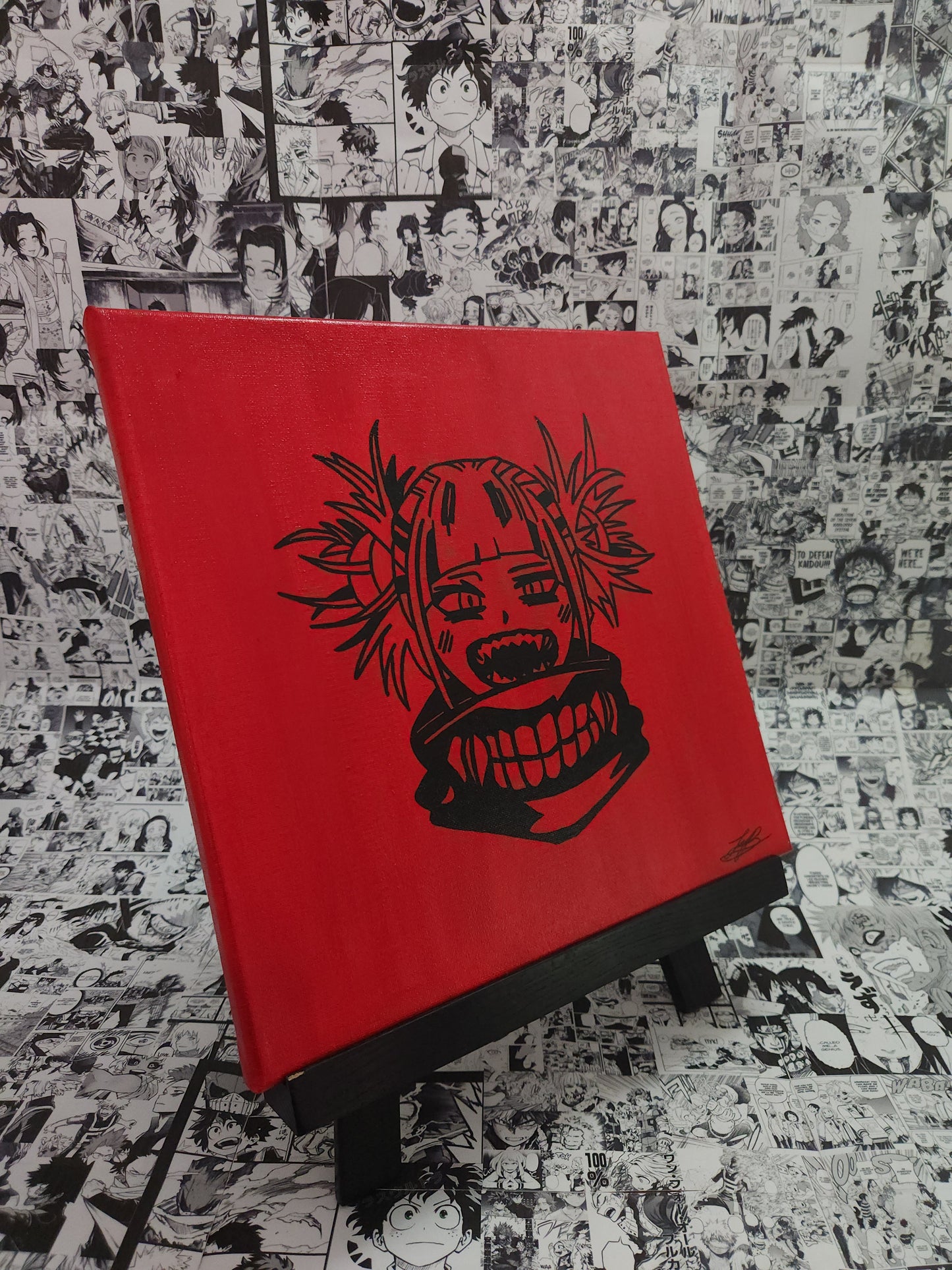 Himiko Toga Handmade Acrylic Anime Painting